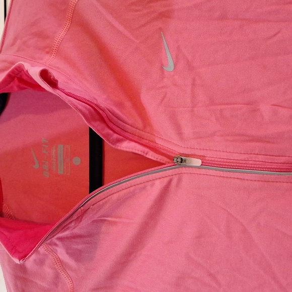 Nike Dry Fit Women's Pink Long Sleeve Athletic Top - Picture 3 of 4